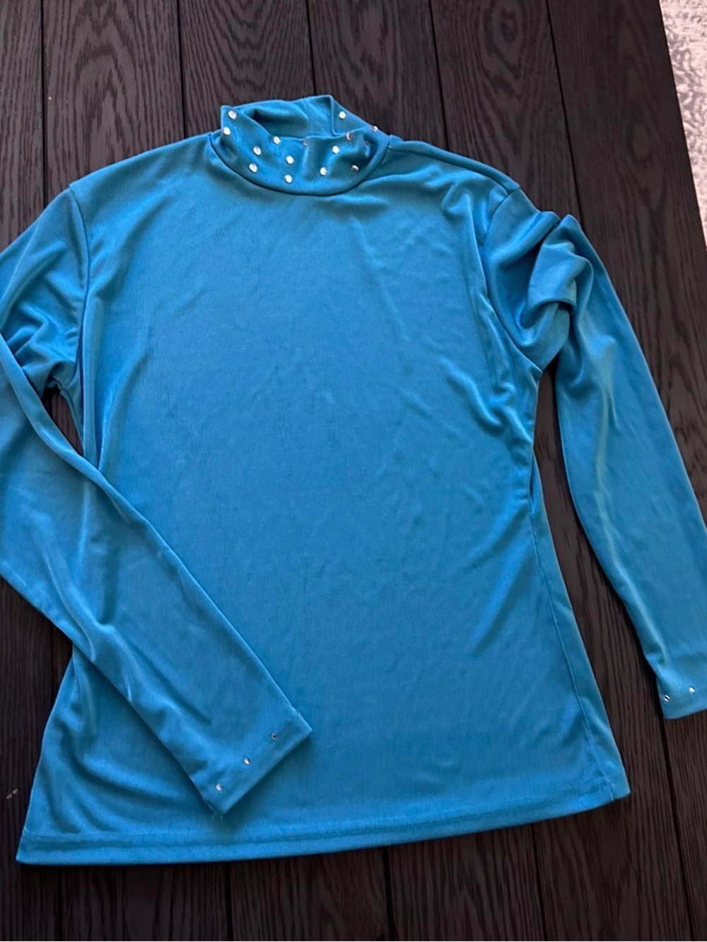 Vintage Y2K Carrie Allen long-sleeve mock neck size large vgc.